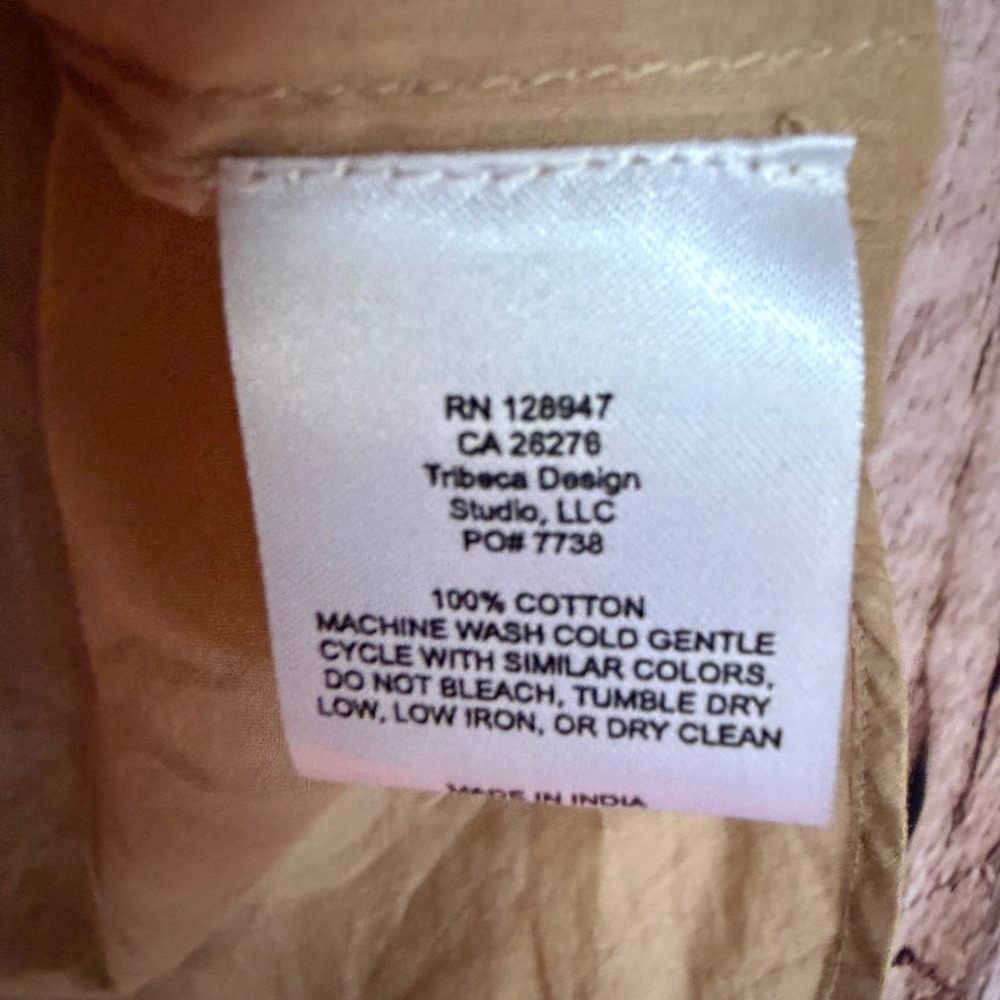 Nili Lotan Blouse Neville Sandstone Cotton Quiet Luxury Peasant Top Small  NWT - Picture 10 of 10